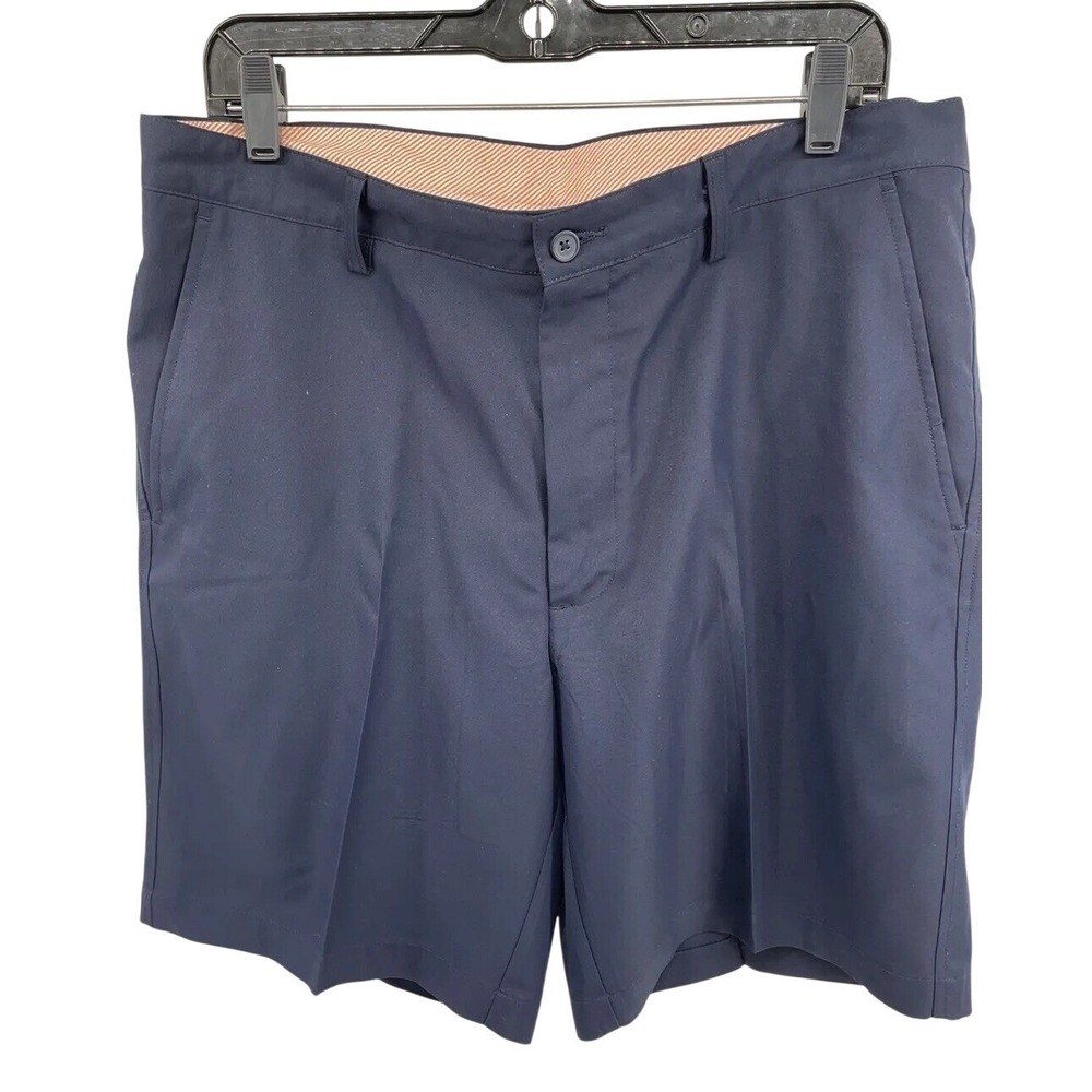 Fennec Golf Shorts Men's 36 Flat Front Navy 4 Pocket‎ Comfort Performance
